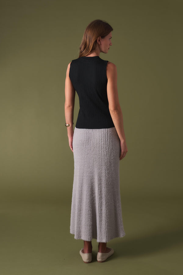 Ribana Kolsuz Triko Body - Siyah