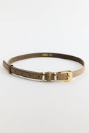 Toka Detay Kroko Desenli Kemer - NUDE