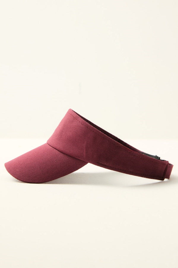 Vizör Şapka - Bordo